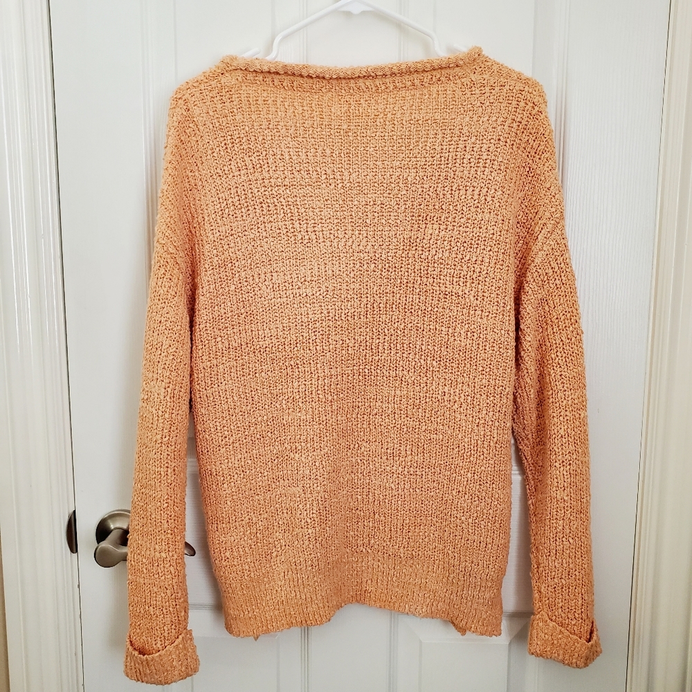NWOT Pink Lily | This Time Around Peach Sweater - Picture 5 of 6